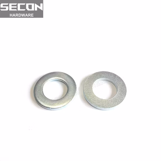 Высококачественная оцинкованная тонкая круглая плоская шайба на заказ для промышленности, профессиональные аксессуары, плоская шайба для продажи