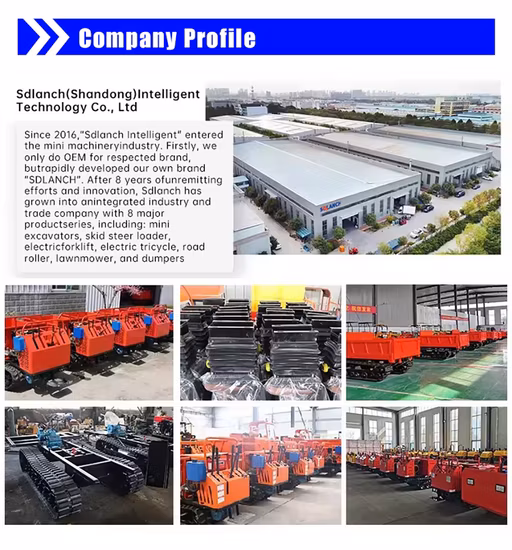 Новое состояние высокой эффективности мини-роторный самосвал мини-самосвал